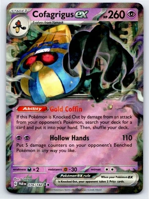 Cofagrigus ex 076/182 - SV04: Paradox Rift Holo - Image 1 of 2