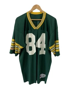 Vtg Champion NFL Jersey #84 SHARPE Green Bay Packers Size 44 Made in USA 90s #69 - Picture 1 of 8