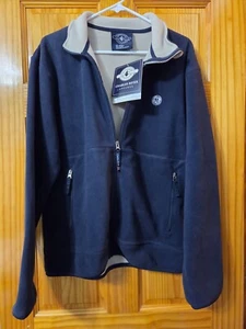 GE Zip Up Jacket Mens Medium General Electric Logo Front NWT - Picture 1 of 7