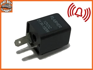 2 Pin AKUSTISCH piepend summend elektronischer LED-Blinker Relais ideal für Motorräder - Bild 1 von 1