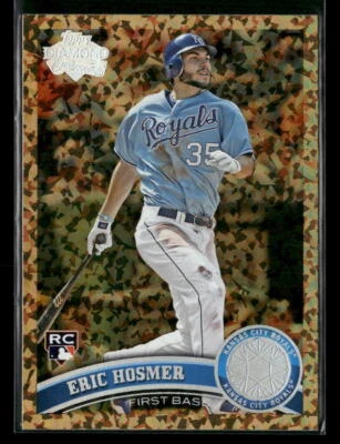 2011 Topps Update #US155 Eric Hosmer RC Rookie Cognac Diamond Anniversary - Image 1 of 2