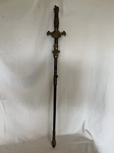 Antikes 19. Jh. Ritter von Pythias Bruderschwert 1. gechartert USA - Ames Co. - Bild 1 von 12