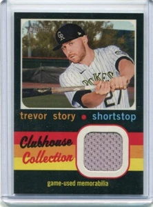TREVOR STORY 2020 TOPPS HERITAGE CLUBHOUSE COLLECTION RELIC - Picture 1 of 2