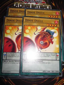 YU-GI-OH! COM DINDE DOUCE PLAYSET (4 CARTES) MACR-FR095 EDITION 1 NEUF MINT - Picture 1 of 1