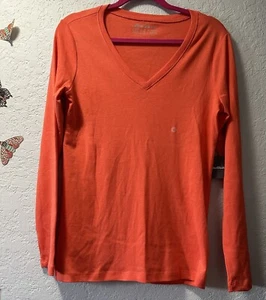 Eddie Bauer Women's V-Neck Long Sleeve Shirt (NWT) - Picture 1 of 11