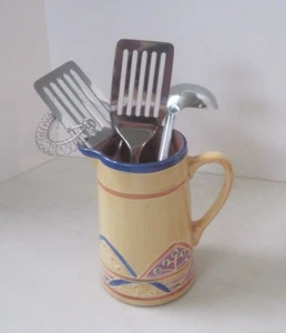 Jarra de cerámica Block Basics Canyon con 4 utensilios de cocina Amco Houseworks - Imagen 1 de 23