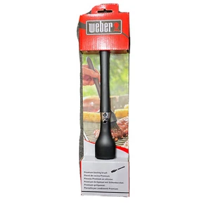 6661 WEBER PREMIUM BARBECUE BASTING BRUSH SILICONE BRISTLES DISHWASHER SAFE - Picture 1 of 2