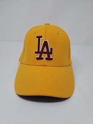 Sombrero ajustado amarillo Top of the World de los Dodgers de Los Ángeles talla única Foto 1 de 4