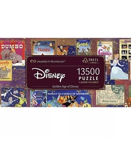 Factory Sealed Trefl Prime 13500 Piece Puzzle - The Golden Age of Disney - Picture 1 of 2