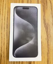 Apple iPhone 15 Pro Max (Unlocked)  ✅ PHYSICAL SIM ✅ (Black Titanium) (256 Gb)
