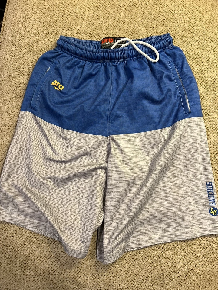 Шорты мужские Pro Santa Barbara Gauchos командные лакросс средние синие серые - Изображение 1 из 1
