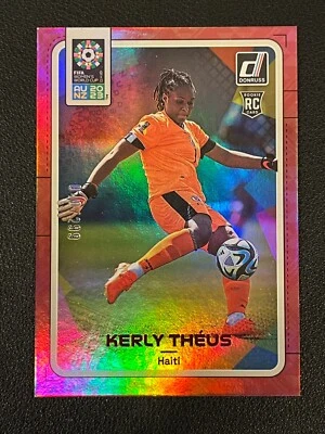Kerly Theus 2023 Donruss World Cup Rookie Red Foil /299 Haiti 75 - Image 1 of 2
