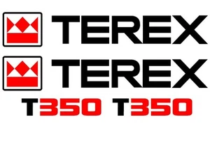 Terex T350 Aufkleber Set - Bild 1 von 1