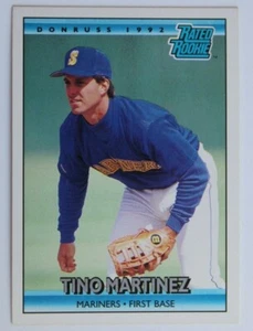 TINO MARTINEZ 1992 DONRUSS #410 BASEBALL CARD SINGLE - Picture 1 of 2
