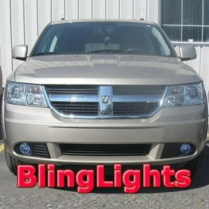 Halo LED White Angel Eye Fog Lamps para 2009-2011 Dodge Journey - Imagen 1 de 7