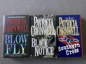 PATRICIA CORNWELL 3 Book lot NEW Blow Fly, Sothern Cross, Black Notice - Picture 1 of 5