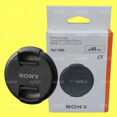 Sony ALC-F49S Front Lens Cap 49mm Snap-On Lens Dust Cover Protector - Image 1 of 2