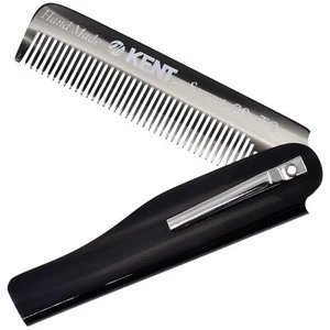 3.75" Handmade Fine Tooth Folding Pocket Comb with Pocket Clip - Picture 1 of 28