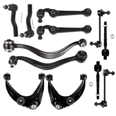 12x Braços de controle inferiores superiores dianteiros vara de amarração para 2011-12 Ford Fusion Lincoln MKZ - Imagem 1 de 4