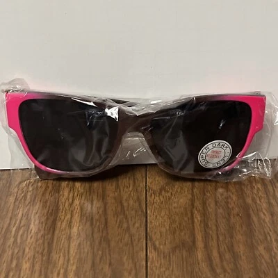 Vtg NOS ROC Taiwan Hot Pink/Brown Impact Resistant Sunglasses Super Dark Lens - Image 1 of 4