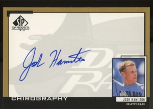 1999 SP Top Prospects Josh Hamilton Chirography Auto Gold #JH - Picture 1 of 2