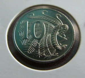 2022 UNC or BETTER 10 cent NEW EFFIGY Jody Clark from mint BAG in 2x2 holder - Picture 1 of 2