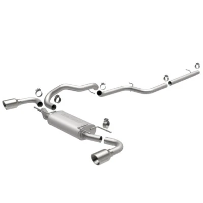 MagnaFlow Split Exit Stainless Cat Back Exhaust Fits 10-12 Mazda 3 L4 2.5L Hatch - Image 1 of 4