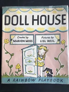 DOLL HOUSE By MARION MOSS World Publishing HC 1946 2nd - Picture 1 of 2