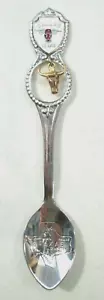 Dallas Texas Long Horn Steer Charm Enamel Spoon - Picture 1 of 3