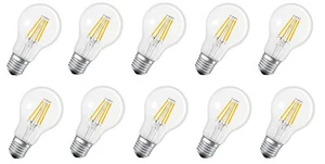 10x LEDVANCE SMART+ LED Filament Birne 5,5W E27 Alexa Google Apple EEK:E(SpkA-G) - Bild 1 von 7