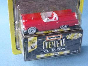 Matchbox USA Premiere 1957 Thunderbird Red Body Toy Model Car 75mm - Picture 1 of 1
