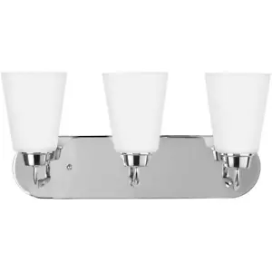 Sea Gull Kerrville 3 Light 18 inch Vanity, Chrome, 4415203-05 - Picture 1 of 1