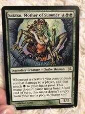 MTG Sakiko, Mother of Summer Betrayers of Kamigawa 141/165 Regular Rare-NM
