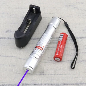 405nm Blue - Purple Laser Pointer Adjustable Focus Light Visible Beam - Picture 1 of 7