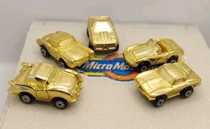 Micro Machines Gold Mail Away Complete Corvette 5 Piece Set - Picture 1 of 13