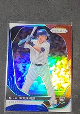 Nico Hoerner 2020 Panini Prizm Red White Blue Prizm Rookie Card #30 Chicago Cubs