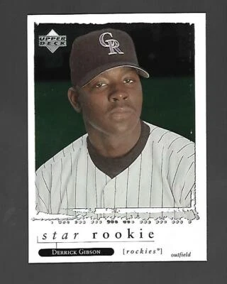Derrick Gibson 1998 UD Series 1 #268 Star Rookie Colorado Rockies - Image 1 of 2