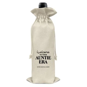 Pregnancy Announcement Wine Bag Baby Announcements Gifts for New Aunt Auntie ... - Picture 1 of 7
