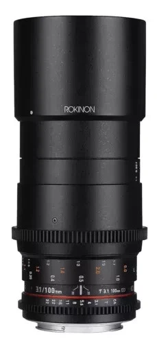 100mm T3.1 ROKINON CINE DS  PRIME LENS for CANON NIKON CAMERAS NEW in BOX - Image 1 of 1