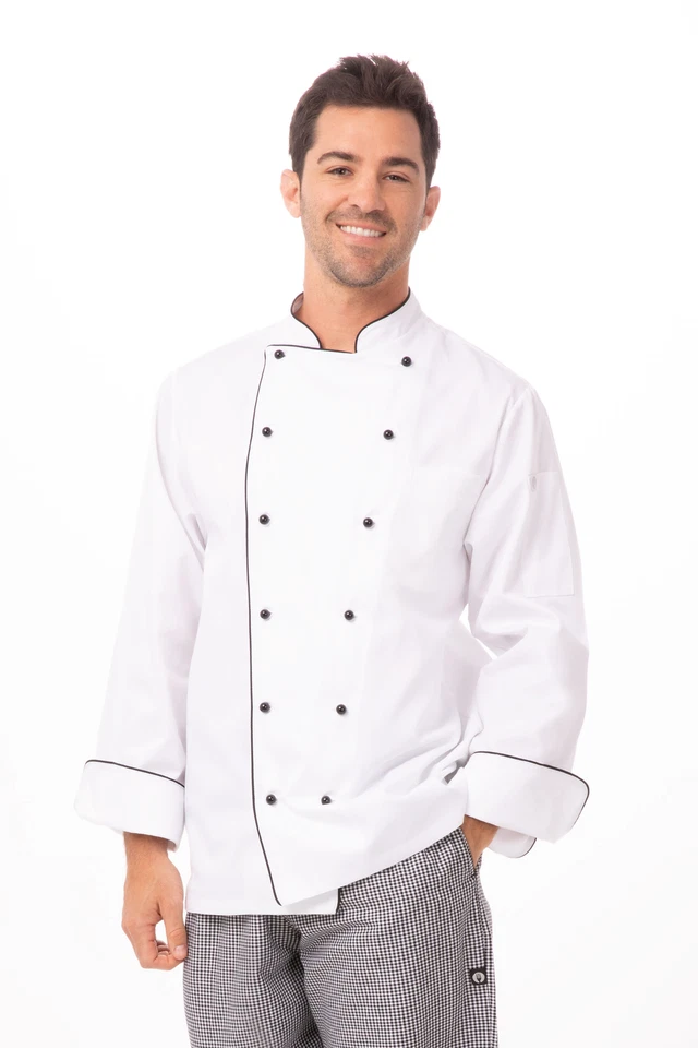 Chef Works Mens Newport Executive Chef Coat (MICC) - Image 1 of 1