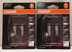 2 x OSRAM 3850CW-02B T4W LEDriving 6000K - Cool White LED Car Bulbs (Twin Pack) - Picture 1 of 1