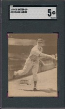 SGC 5 EX R318 FRANK GABLER 1934-36 BATTER-UP #91 GRADED VINTAGE STAND-UP *TPHLC