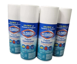Lot 6 Clorox Fabric Sanitizer Spray Lavender Scent 14oz Each Soft Surfaces - Picture 1 of 3