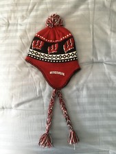 Wisconsin BADGERS Knit Winter Hat 47' Twins Co. - NCAA Football Hockey Bucky