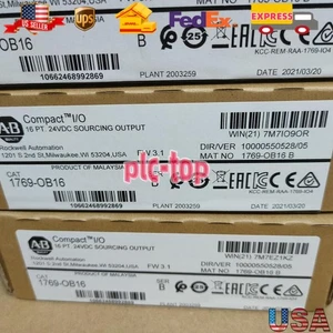 Sealed AB 1769-OB16 SER B Output Module Compact I/O 16 Pt 24VDC US Free Tax - Picture 1 of 6
