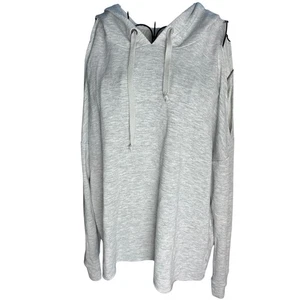 American Eagle Outfitters weicher & sexy grauer Hoodie Langarm S offener Ärmel - Bild 1 von 7
