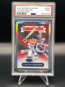2024 Bowman Chrome Captain Walker Bowman GPK #BGP9 PSA 9 Walker Jenkins - Picture 1 of 2