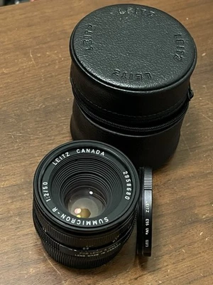 Leitz Canada Summicron-R 50mm f/2  #2958680 - Excellent Condition - Image 1 of 4