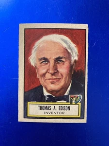 1952 Topps Look 'N See #71 Thomas Edison Inventor - Picture 1 of 2