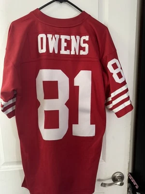 Camiseta deportiva Mitchell & Ness 2002 Terrell Owens San Francisco 49ers LEGACY talla 40 M Foto 1 de 4